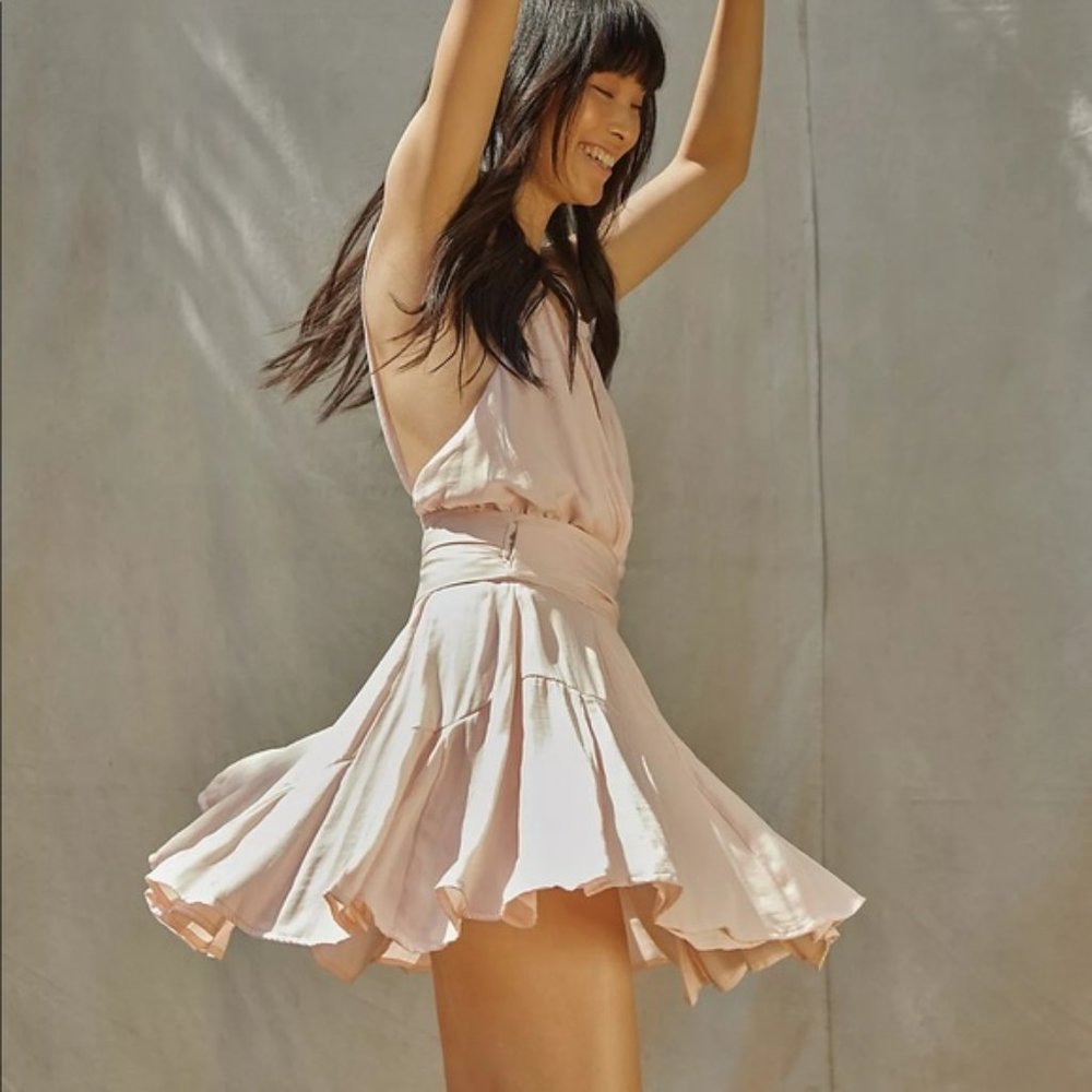 NWT Free People Zuri Bodysuit & Skirt Set